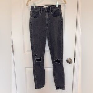 Abercrombie & Fitch High Rise Black Jeans